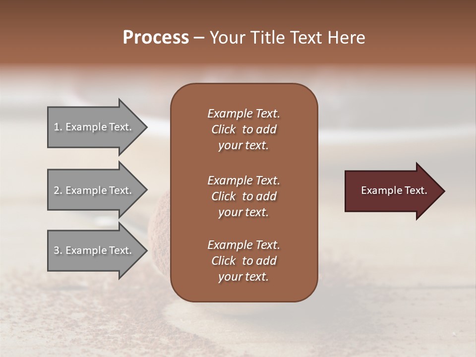 A Spoon Full Of Chocolate Powder Next To A Plate Of Chocolate Balls PowerPoint Template