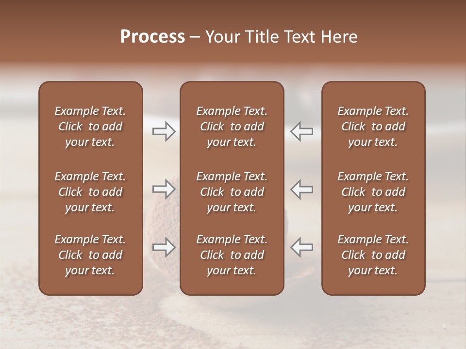 A Spoon Full Of Chocolate Powder Next To A Plate Of Chocolate Balls PowerPoint Template