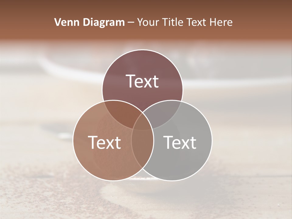 A Spoon Full Of Chocolate Powder Next To A Plate Of Chocolate Balls PowerPoint Template