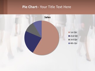 A Group Of Business People Standing In A Room PowerPoint Template