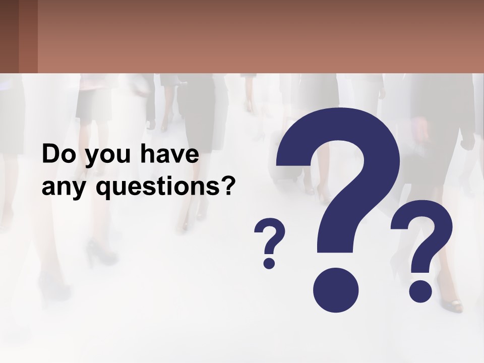 A Group Of Business People Standing In A Room PowerPoint Template