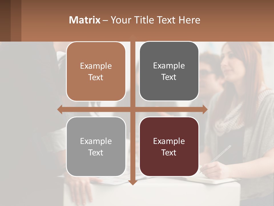 A Group Of People Sitting Around A Table Talking PowerPoint Template