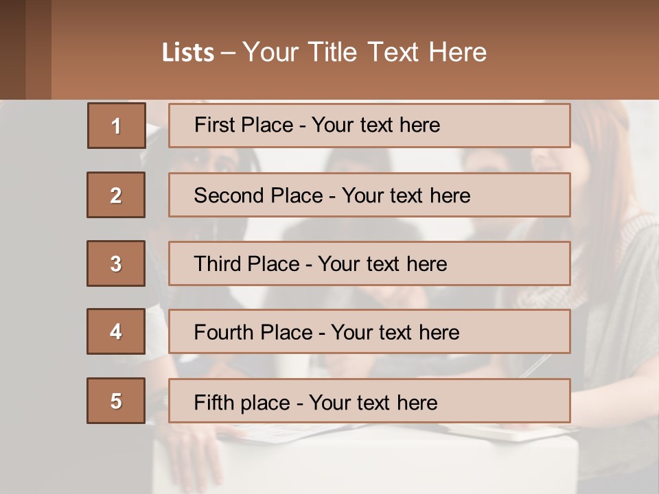 A Group Of People Sitting Around A Table Talking PowerPoint Template