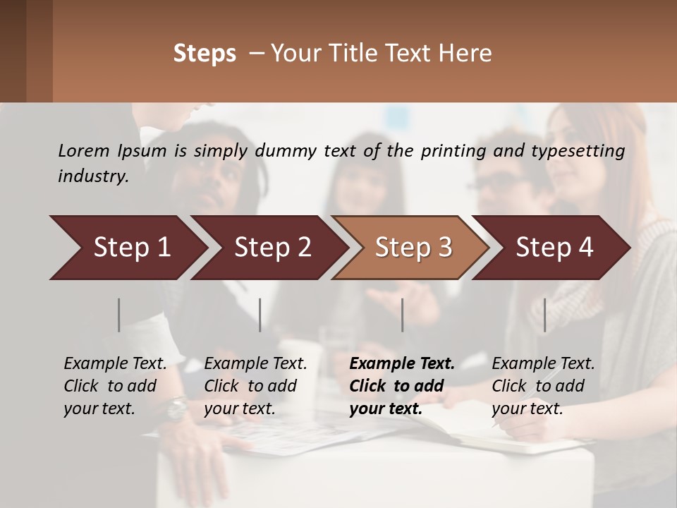 A Group Of People Sitting Around A Table Talking PowerPoint Template