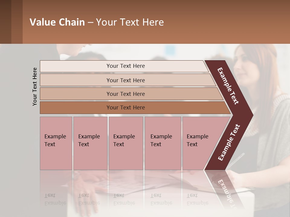 A Group Of People Sitting Around A Table Talking PowerPoint Template