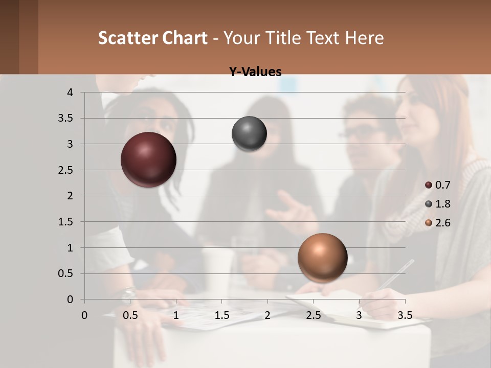 A Group Of People Sitting Around A Table Talking PowerPoint Template