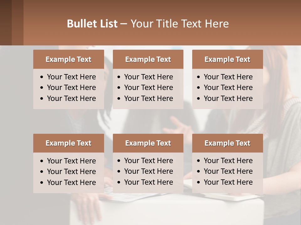 A Group Of People Sitting Around A Table Talking PowerPoint Template
