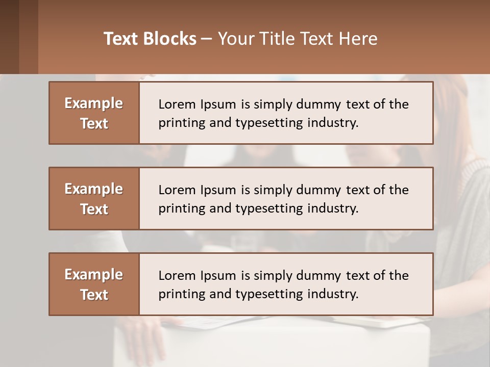 A Group Of People Sitting Around A Table Talking PowerPoint Template