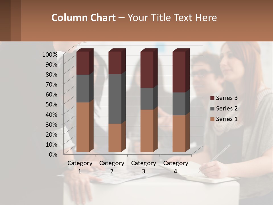 A Group Of People Sitting Around A Table Talking PowerPoint Template
