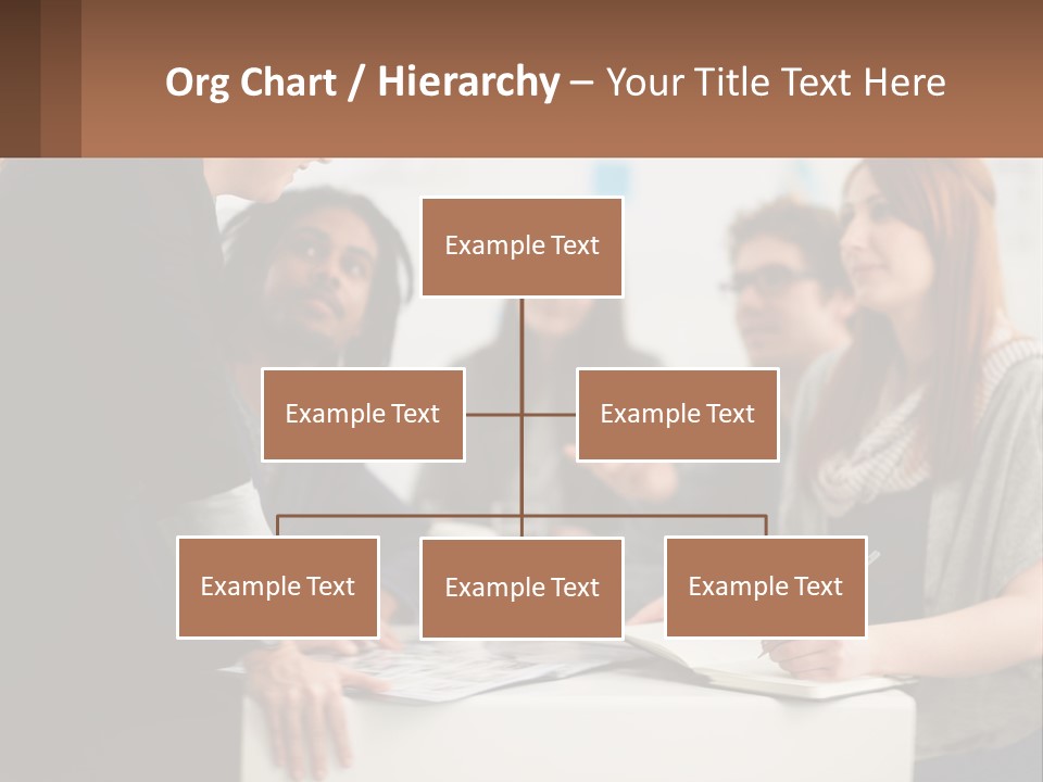 A Group Of People Sitting Around A Table Talking PowerPoint Template
