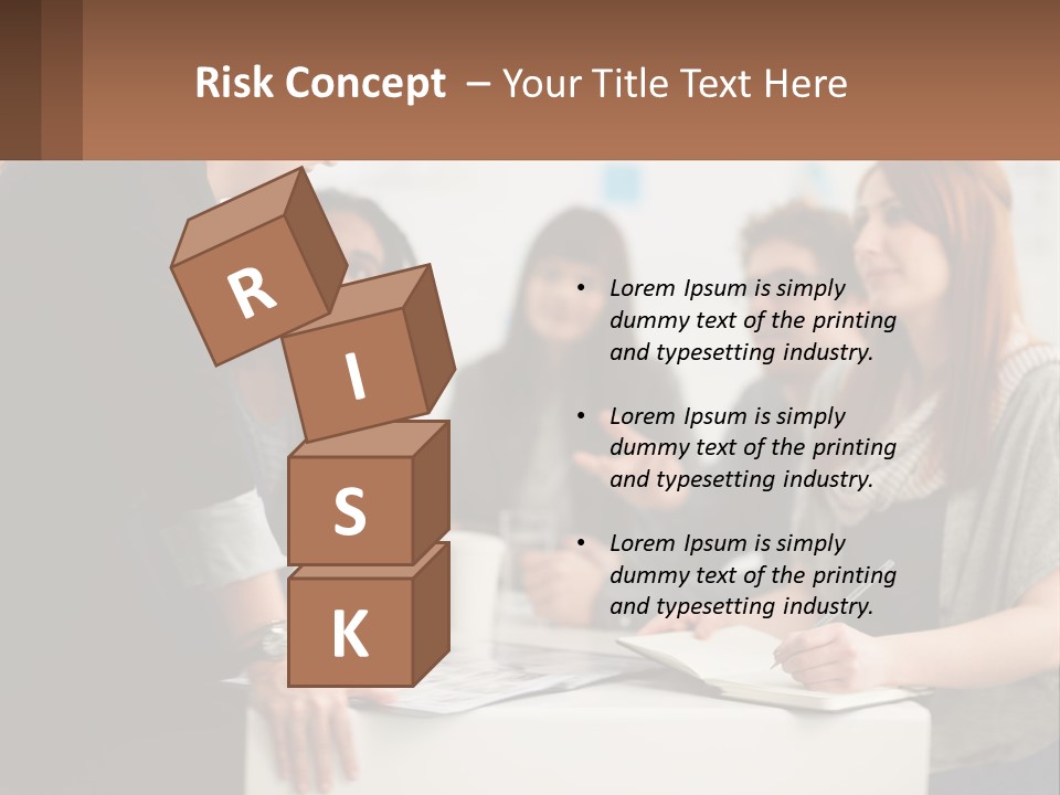A Group Of People Sitting Around A Table Talking PowerPoint Template