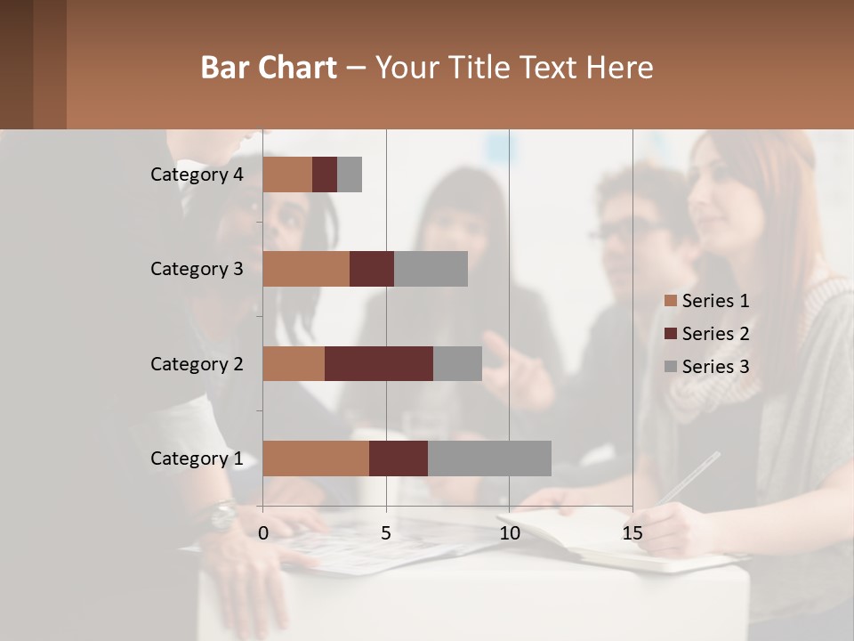 A Group Of People Sitting Around A Table Talking PowerPoint Template