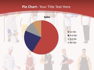 A Group Of People Standing In Front Of A Red Background PowerPoint Template