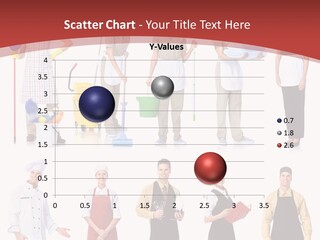 A Group Of People Standing In Front Of A Red Background PowerPoint Template