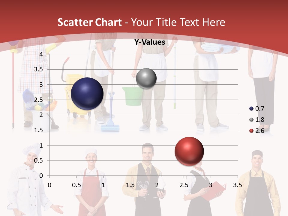 A Group Of People Standing In Front Of A Red Background PowerPoint Template