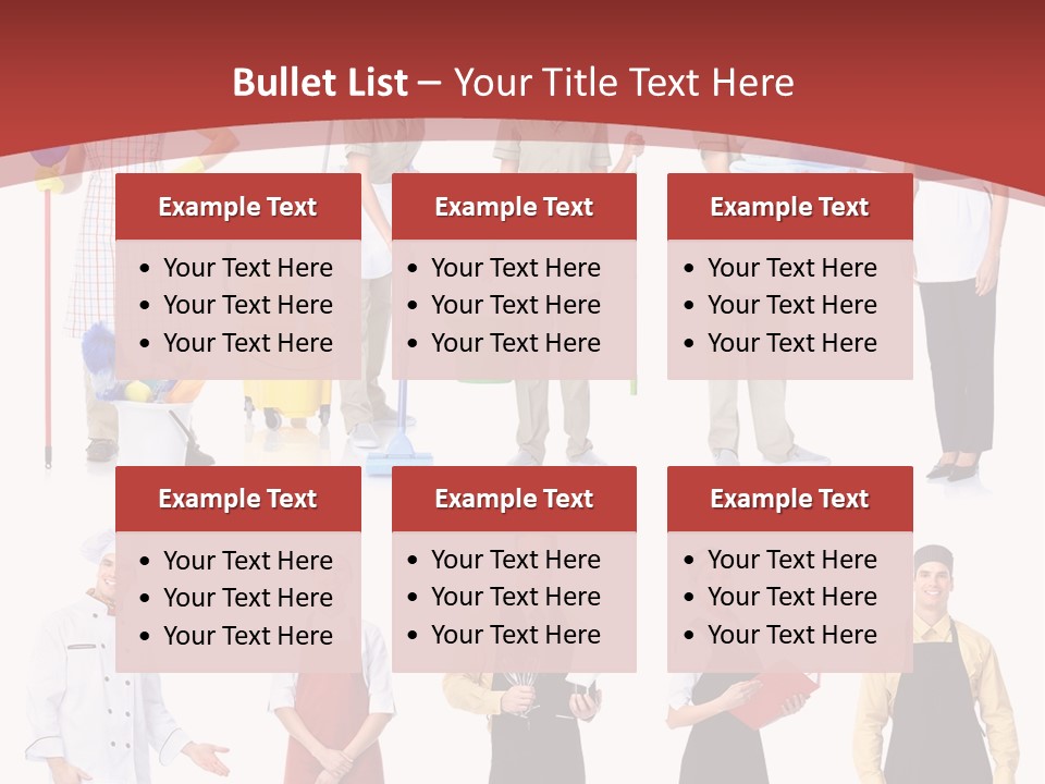 A Group Of People Standing In Front Of A Red Background PowerPoint Template