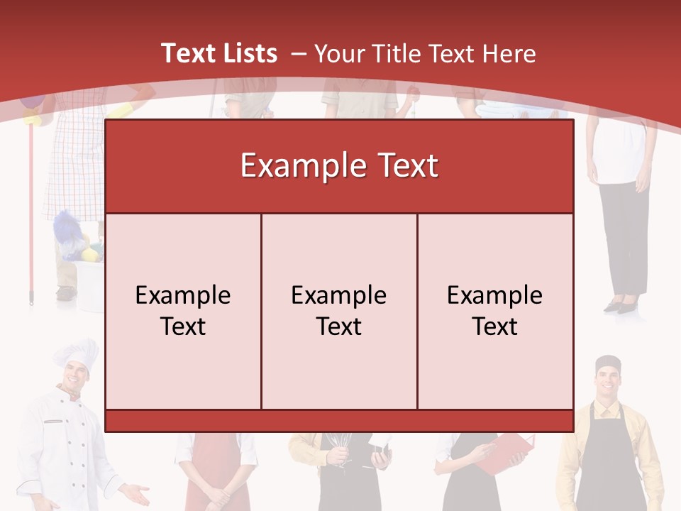 A Group Of People Standing In Front Of A Red Background PowerPoint Template