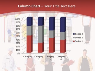 A Group Of People Standing In Front Of A Red Background PowerPoint Template
