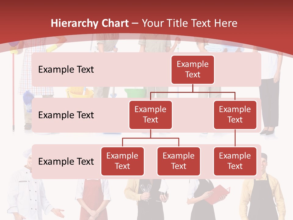 A Group Of People Standing In Front Of A Red Background PowerPoint Template