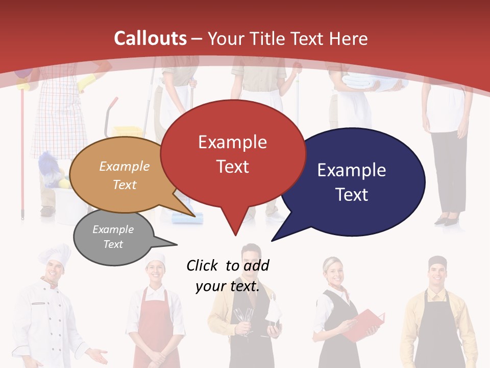 A Group Of People Standing In Front Of A Red Background PowerPoint Template