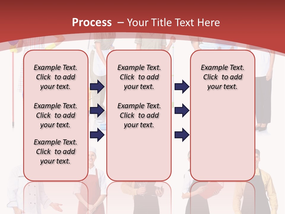 A Group Of People Standing In Front Of A Red Background PowerPoint Template