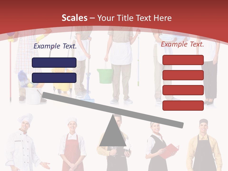 A Group Of People Standing In Front Of A Red Background PowerPoint Template