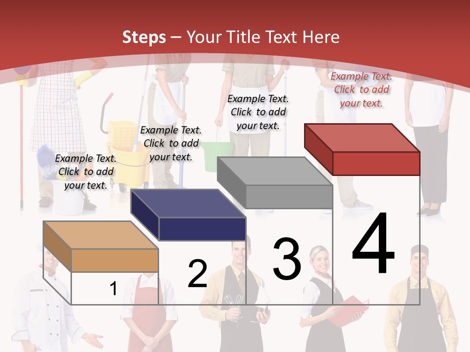 A Group Of People Standing In Front Of A Red Background PowerPoint Template