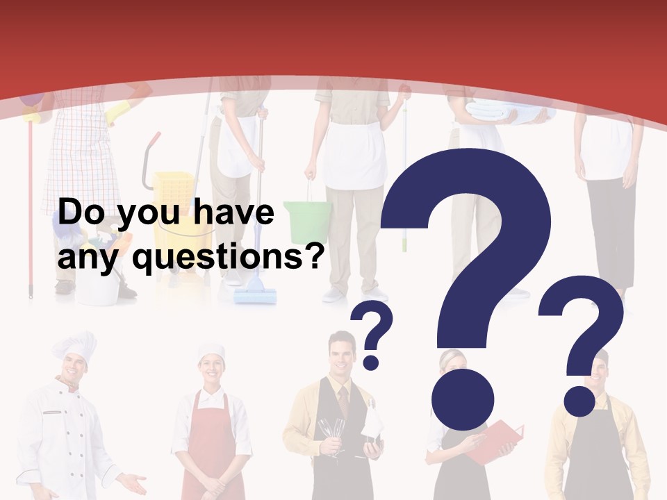 A Group Of People Standing In Front Of A Red Background PowerPoint Template