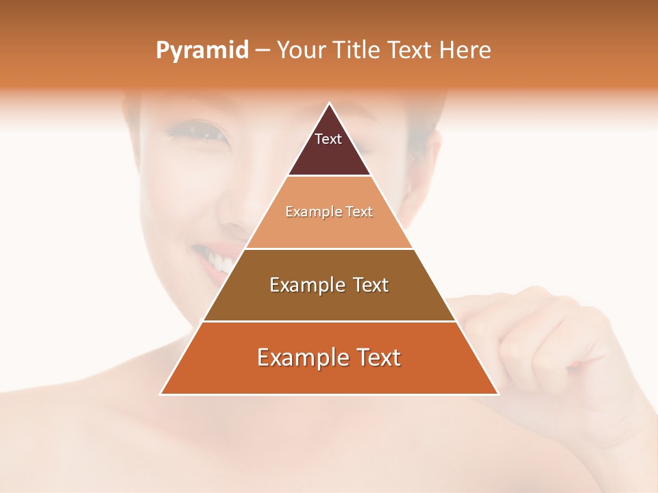 A Woman With A Toothbrush In Her Hand PowerPoint Template