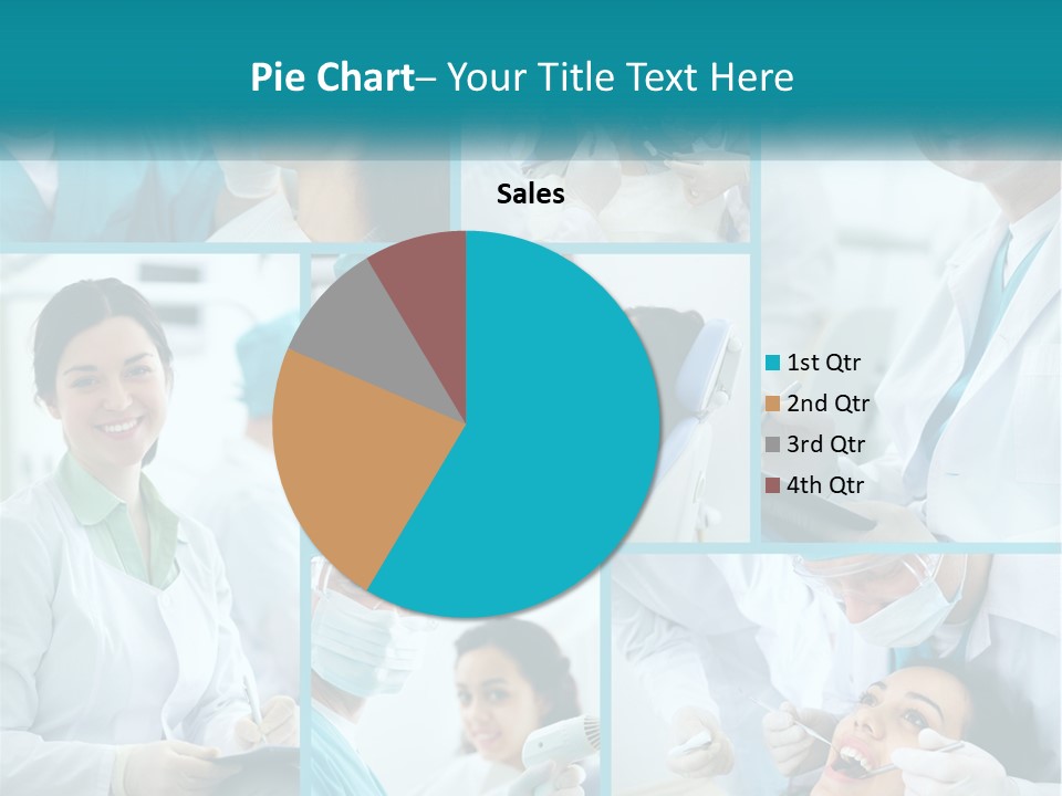A Collage Of Photos Of A Dentist And A Patient PowerPoint Template