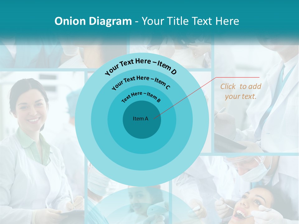 A Collage Of Photos Of A Dentist And A Patient PowerPoint Template