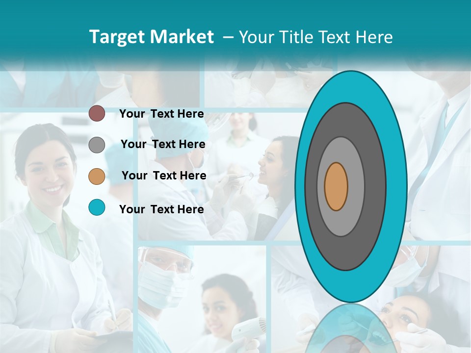 A Collage Of Photos Of A Dentist And A Patient PowerPoint Template