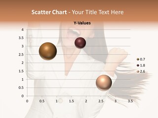 A Woman With Her Hair In The Air PowerPoint Template