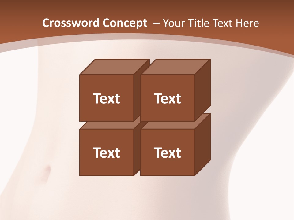 A Close Up Of A Person's Legs With A Brown Background PowerPoint Template