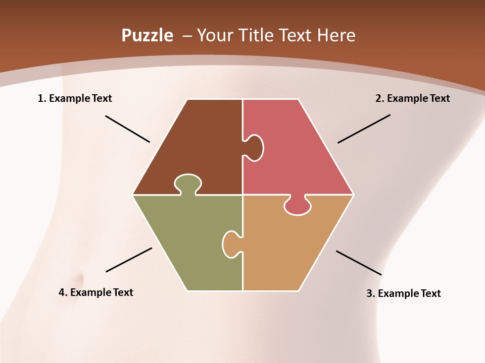 A Close Up Of A Person's Legs With A Brown Background PowerPoint Template