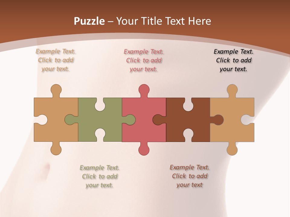 A Close Up Of A Person's Legs With A Brown Background PowerPoint Template
