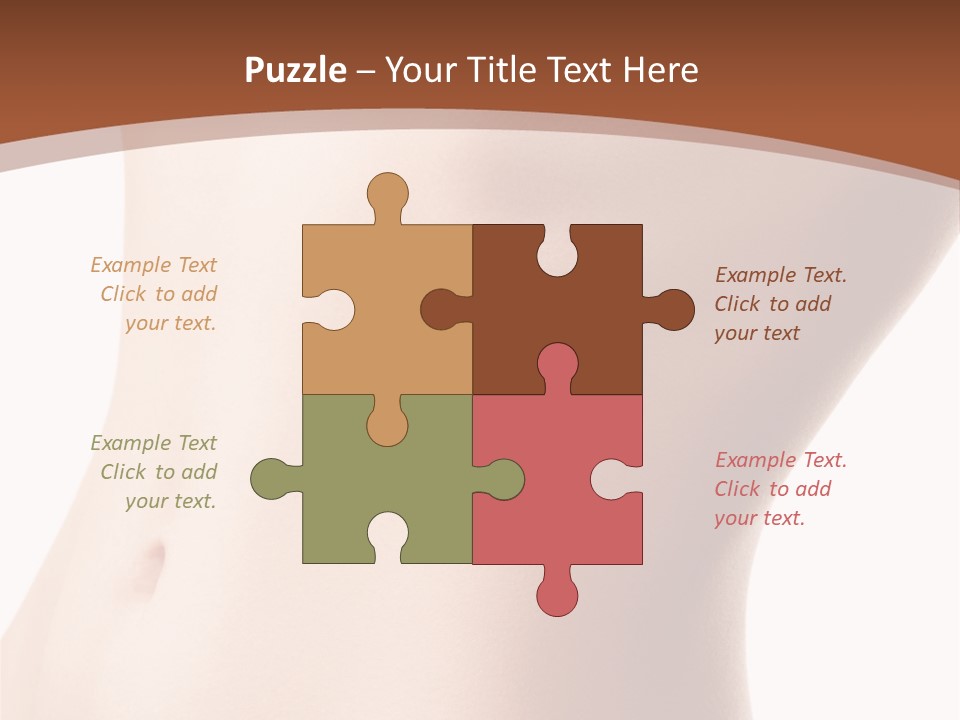 A Close Up Of A Person's Legs With A Brown Background PowerPoint Template