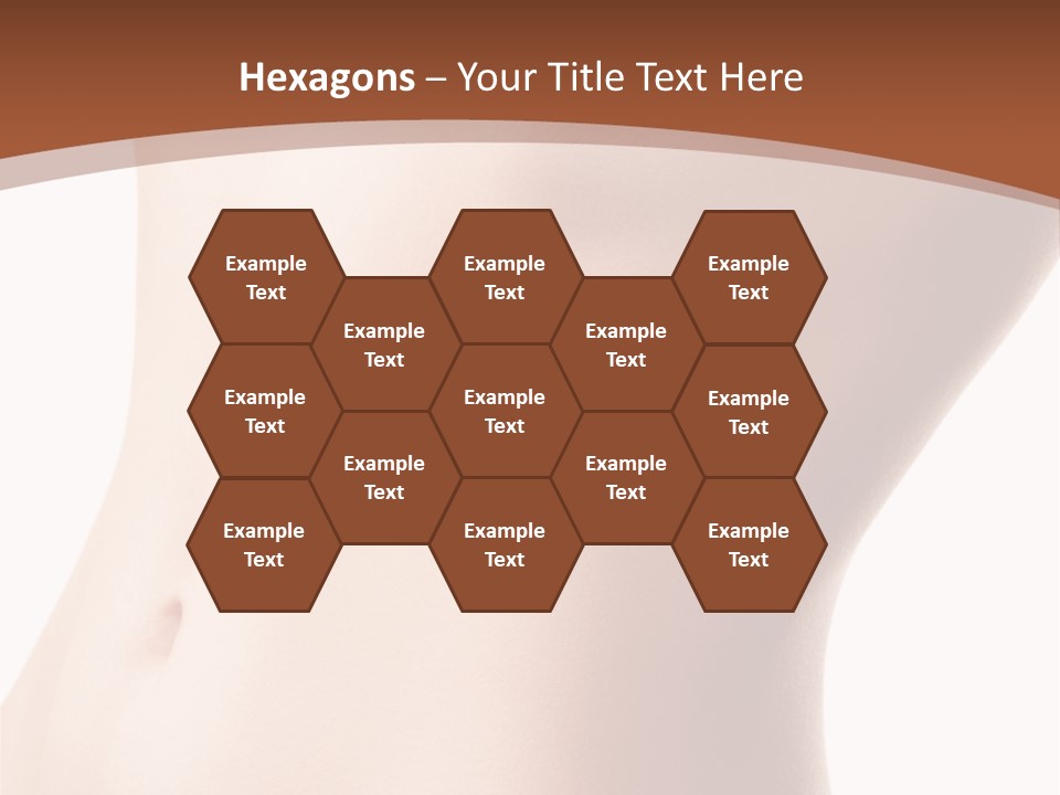 A Close Up Of A Person's Legs With A Brown Background PowerPoint Template