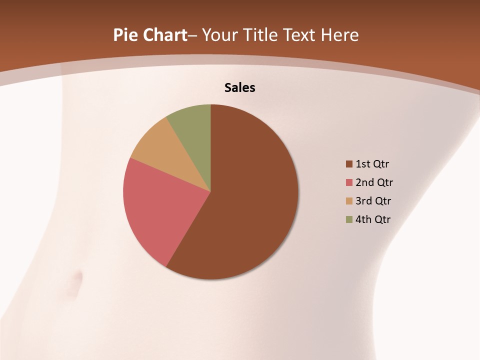 A Close Up Of A Person's Legs With A Brown Background PowerPoint Template