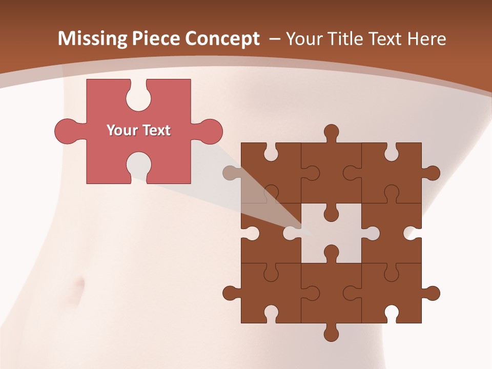 A Close Up Of A Person's Legs With A Brown Background PowerPoint Template
