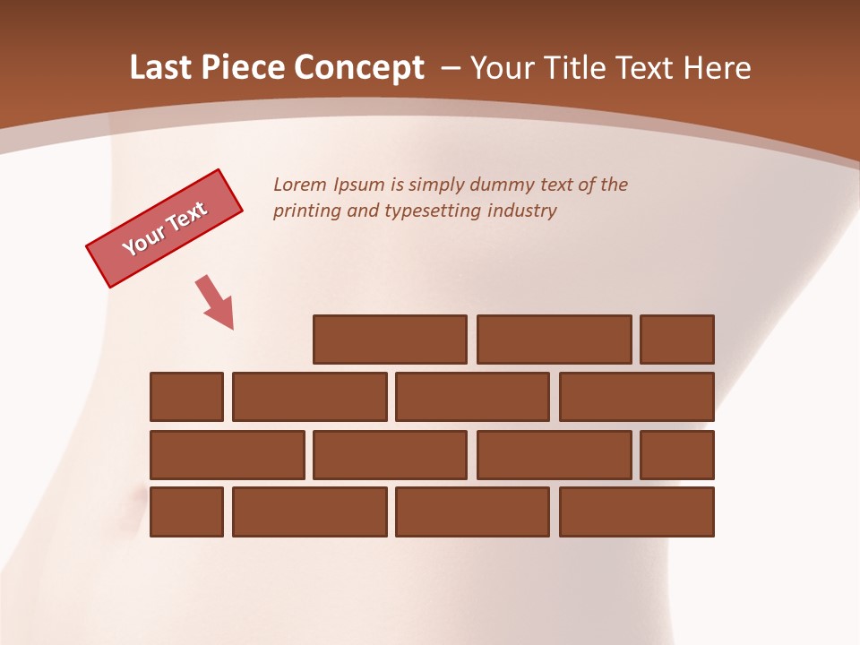 A Close Up Of A Person's Legs With A Brown Background PowerPoint Template