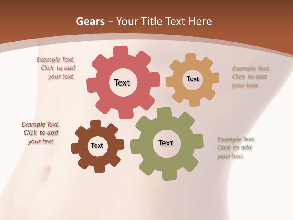 A Close Up Of A Person's Legs With A Brown Background PowerPoint Template