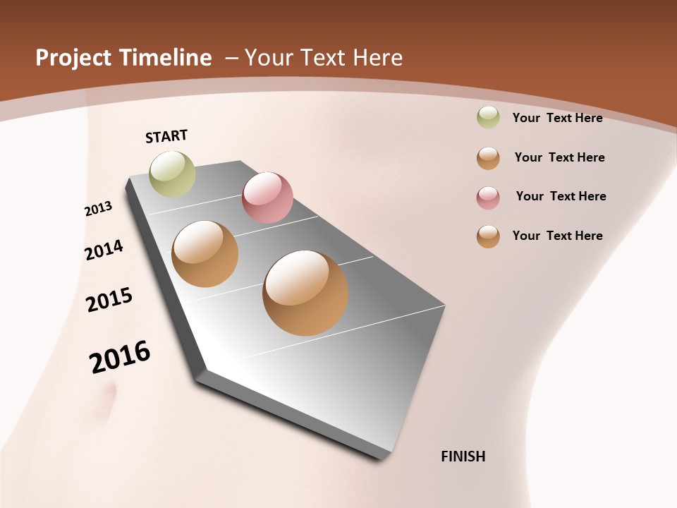A Close Up Of A Person's Legs With A Brown Background PowerPoint Template
