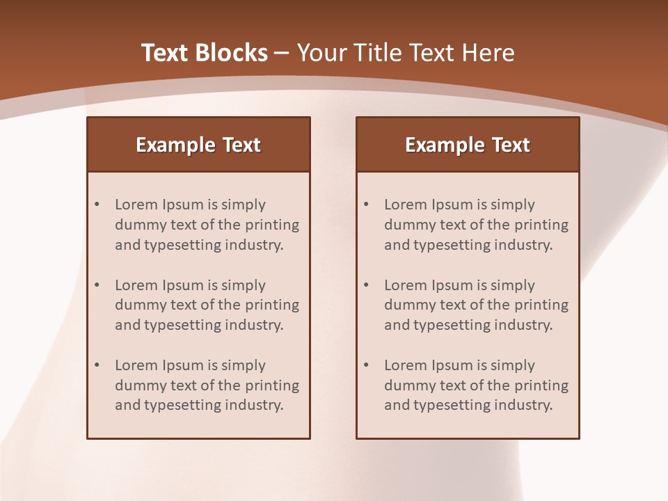 A Close Up Of A Person's Legs With A Brown Background PowerPoint Template