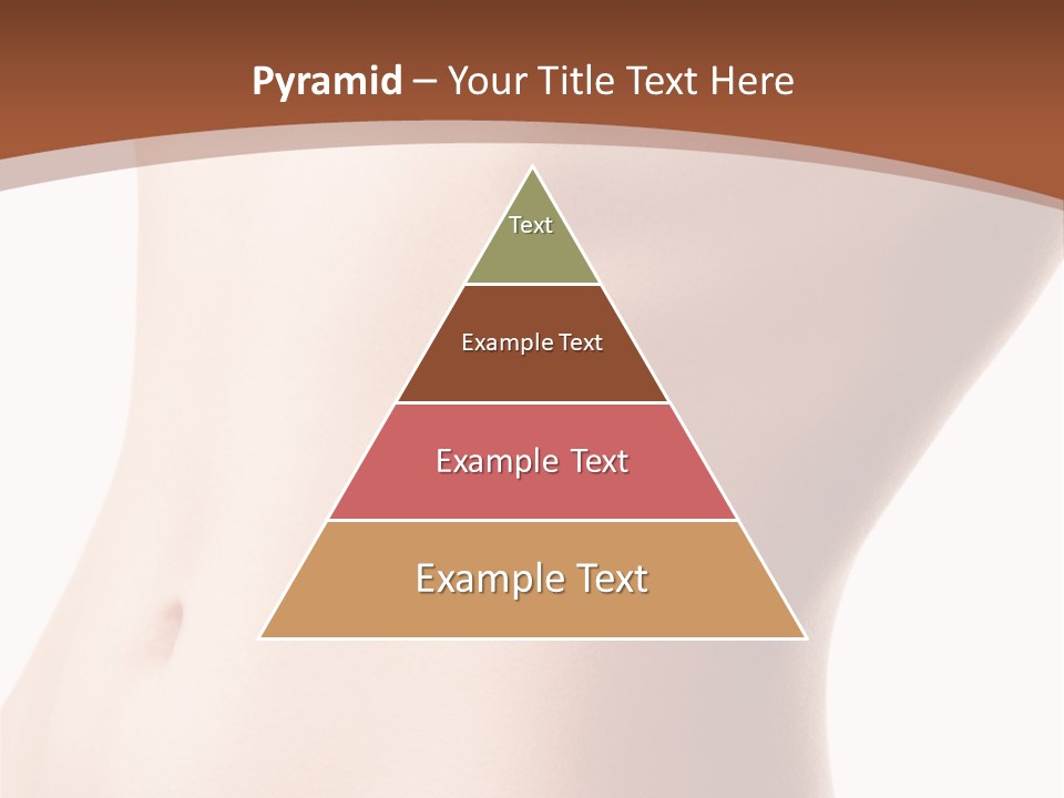 A Close Up Of A Person's Legs With A Brown Background PowerPoint Template