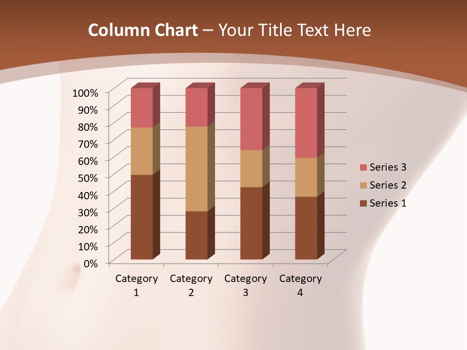 A Close Up Of A Person's Legs With A Brown Background PowerPoint Template