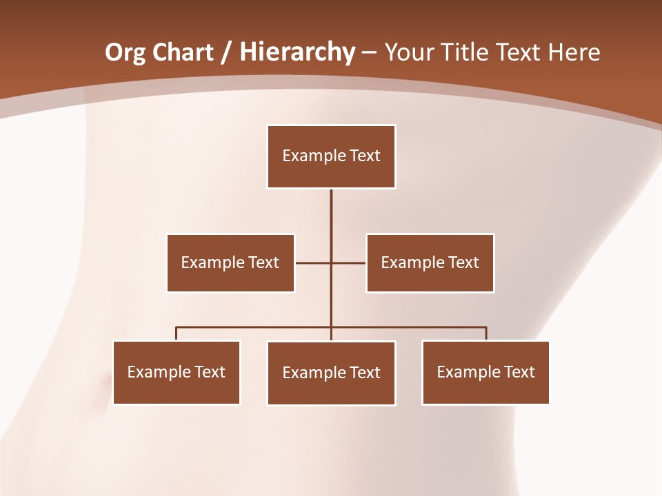 A Close Up Of A Person's Legs With A Brown Background PowerPoint Template