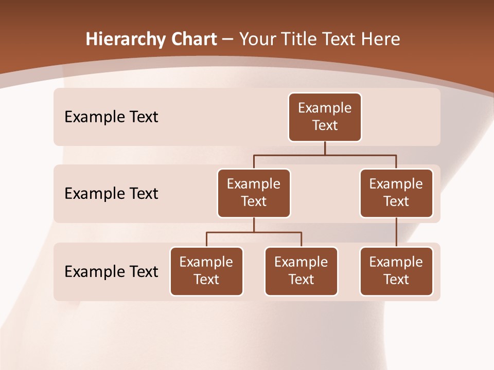 A Close Up Of A Person's Legs With A Brown Background PowerPoint Template