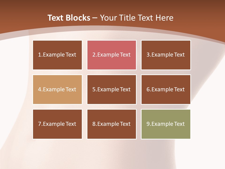 A Close Up Of A Person's Legs With A Brown Background PowerPoint Template