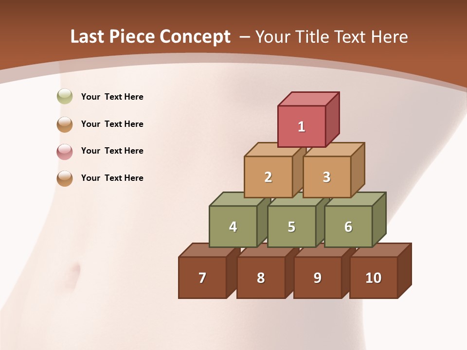 A Close Up Of A Person's Legs With A Brown Background PowerPoint Template